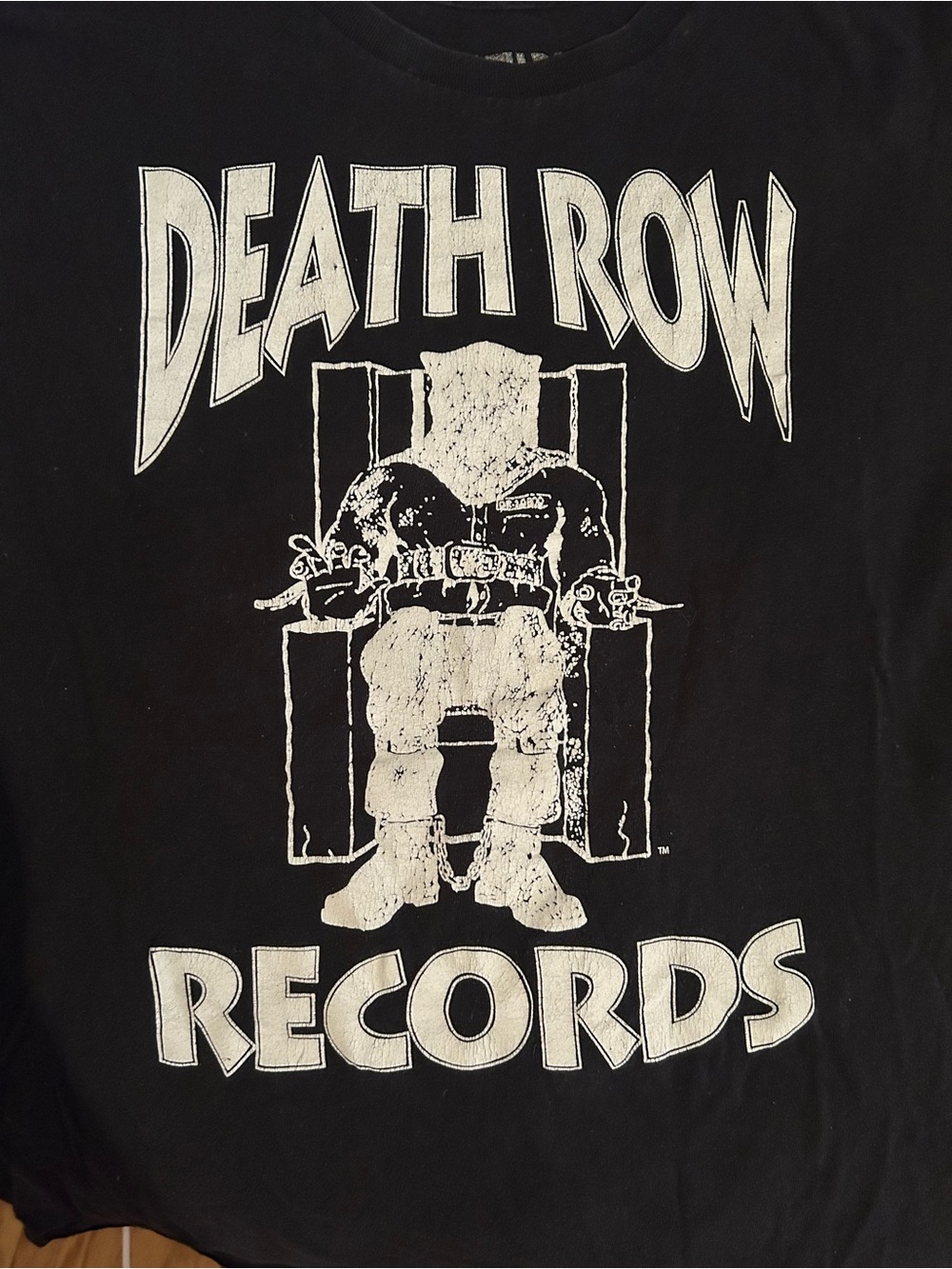 Death Row Records Black Graphic Tee